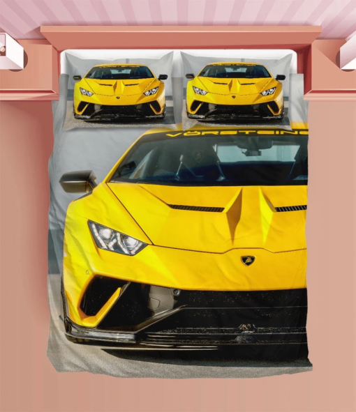 Lamborghini Huracan Duvet Lamborghini Bedding Sets Comfortable Gift Quilt Bed