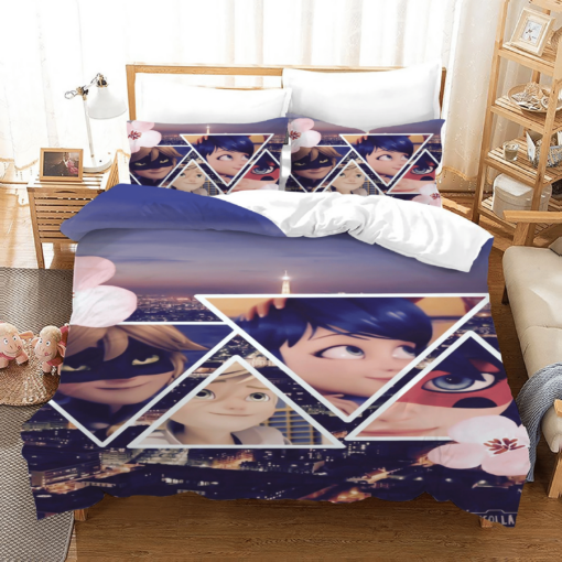 Miraculous Ladybug Cat Noir 27 Duvet Cover Pillowcase Bedding Sets