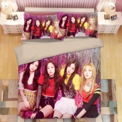 Kpop Blackpink 2 Duvet Cover Quilt Cover Pillowcase Bedding Sets