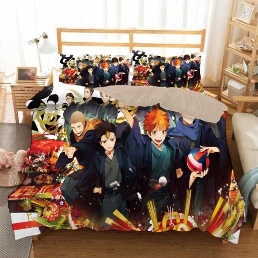 Haikyuu Hinata Shoyo 1 Duvet Cover Quilt Cover Pillowcase Bedding