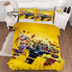 Lego Movie Batman 3 Duvet Cover Pillowcase Bedding Sets Home