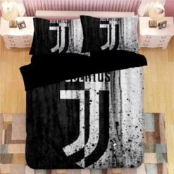 Juventus Football Club 3 Duvet Cover Pillowcase Bedding Set Quilt