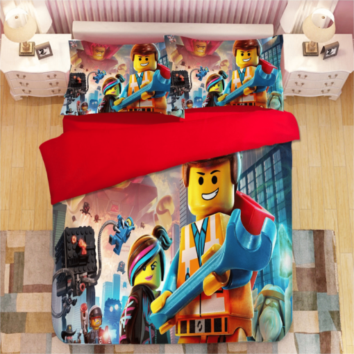 Lego Movie Emmet 4 Duvet Cover Bedding Sets Pillowcase Quilt