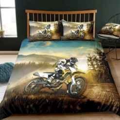 Motocross 05 Bedding Sets Duvet Cover Bedroom Quilt Bed Sets