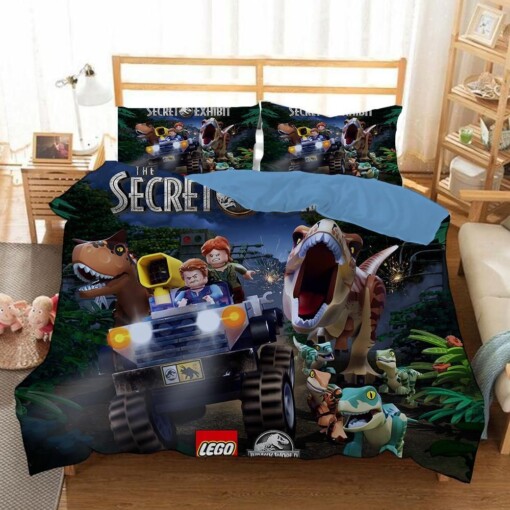 Lego Jurassic World 9 Duvet Cover Pillowcase Bedding Sets Home