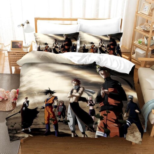 Naruto Shippuden Naltimate Impact 45 Duvet Cover Pillowcase Bedding Sets