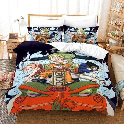 Naruto Shippuden Naltimate Impact 36 Duvet Cover Pillowcase Bedding Sets