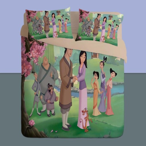Mulan 7 Duvet Cover Pillowcase Bedding Sets Home Bedroom Decor