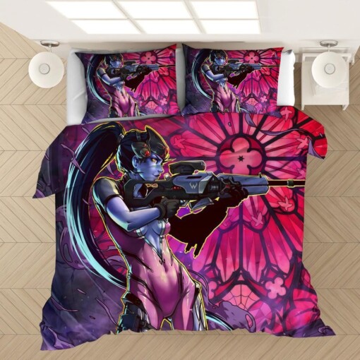 Game Overwatch Widowmaker 38 Duvet Cover Quilt Cover Pillowcase Bedding