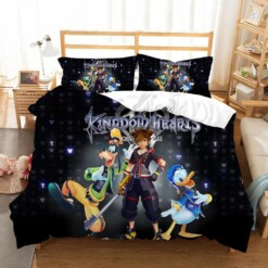 Kingdom Hearts 33 Duvet Cover Quilt Cover Pillowcase Bedding Sets
