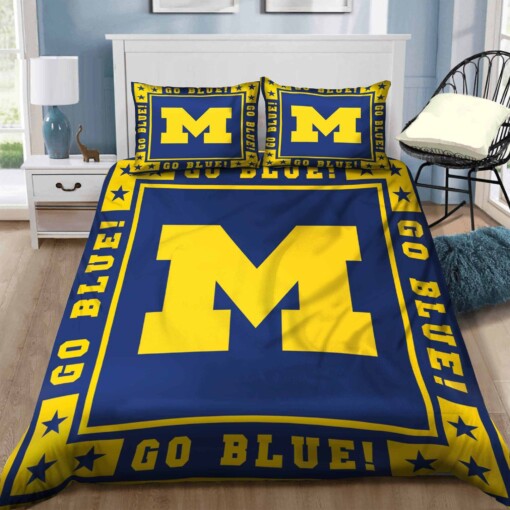 Michigan Wolverines Bedding Sets Sleepy 8211 1 Duvet Cover 038