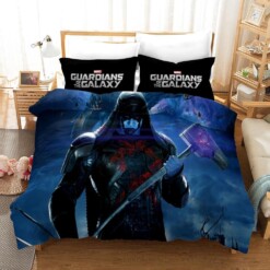 Marvel Guardians Of The Galaxy 45 Duvet Cover Pillowcase Bedding