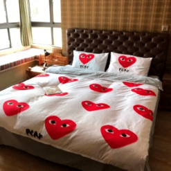 Luxury Play Cdg Bedding Sets Quilt Sets Duvet Cover Bedroom