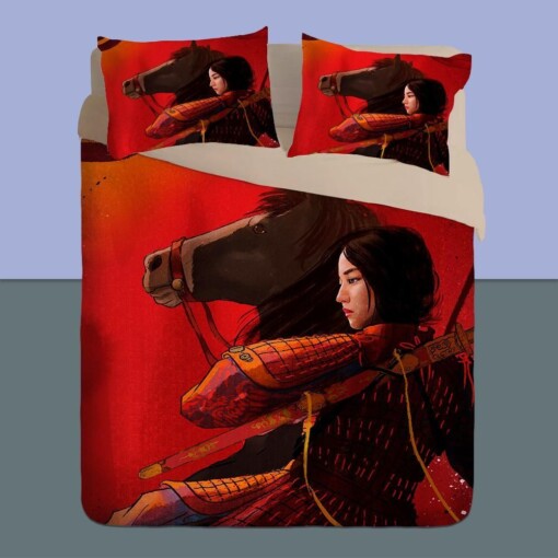 Mulan 10 Duvet Cover Pillowcase Bedding Sets Home Bedroom Decor