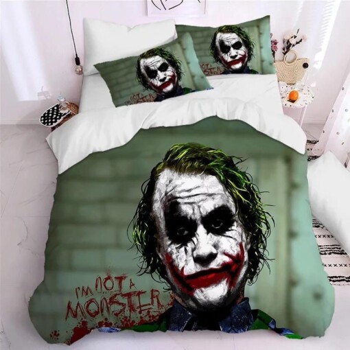 Joker Arthur Fleck Clown 3 Duvet Cover Quilt Cover Pillowcase