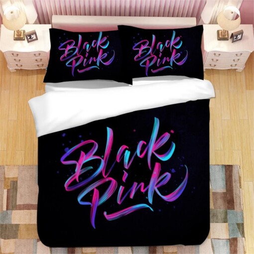 Kpop Blackpink 8 Duvet Cover Quilt Cover Pillowcase Bedding Sets