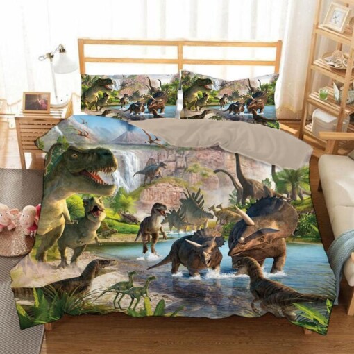 Jurassic World 4 Duvet Cover Quilt Cover Pillowcase Bedding Sets