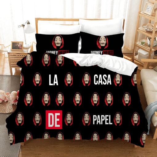 La Casa De Papel 10 Duvet Cover Pillowcase Bedding Sets