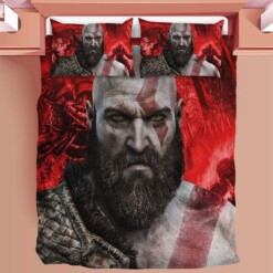 God Of War Duvet Kratos Bedding Sets Comfortable Gift Quilt