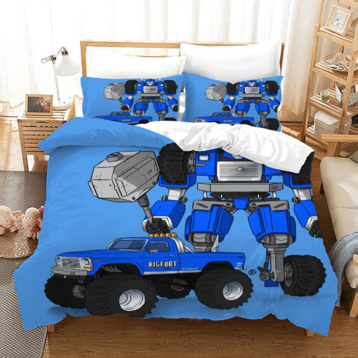 Monster Truck 6 Duvet Cover Quilt Cover Pillowcase Bedding Sets