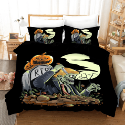 Halloween Pumpkin 1 Duvet Cover Quilt Cover Pillowcase Bedding Set