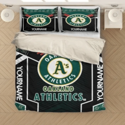 Mlb Baseball Oakland Athletics Bedding Sets Duvet Cover Bedroom Quilt
