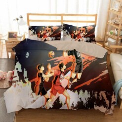 Haikyuu Hinata Shoyo 3 Duvet Cover Quilt Cover Pillowcase Bedding