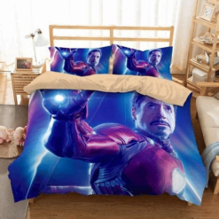 Iron Man 09 Bedding Sets Duvet Cover Bedroom Quilt Bed