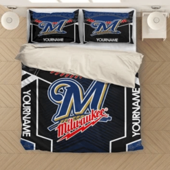 Mlb Baseball Milwaukee 01 Bedding Sets Duvet Cover Bedroom Quilt