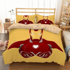Iron Man 08 Bedding Sets Duvet Cover Bedroom Quilt Bed