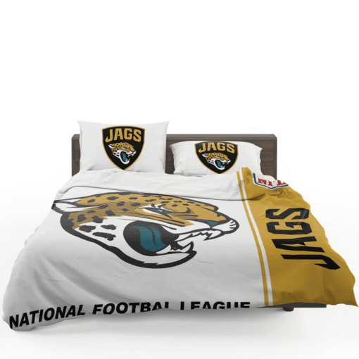 Jacksonville Jaguars Custom Bedding Sets Rugby Team Cover Set Set