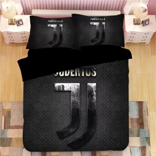 Juventus Football Club 1 Duvet Cover Pillowcase Bedding Set Quilt