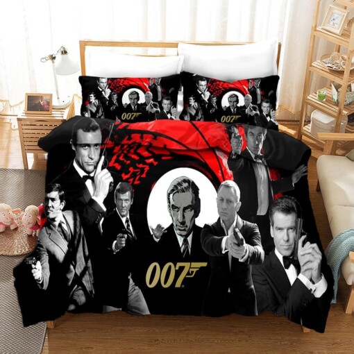 James Bond 7 Duvet Cover Quilt Cover Pillowcase Bedding Sets