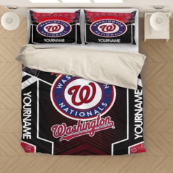 Mlb Baseball Washington Bedding Sets Duvet Cover Bedroom Quilt Bed