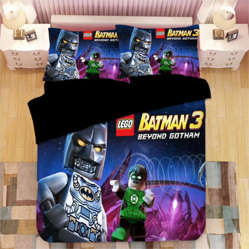 Lego Batman 3 Beyond Gotham 2 Duvet Cover Pillowcase Bedding
