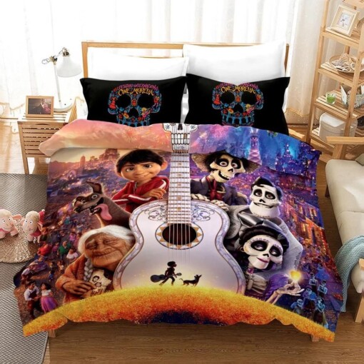 Movie Coco 1 Duvet Cover Quilt Cover Pillowcase Bedding Sets