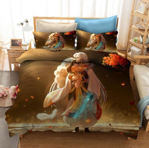 Inuyasha 4 Duvet Cover Quilt Cover Pillowcase Bedding Sets Bed