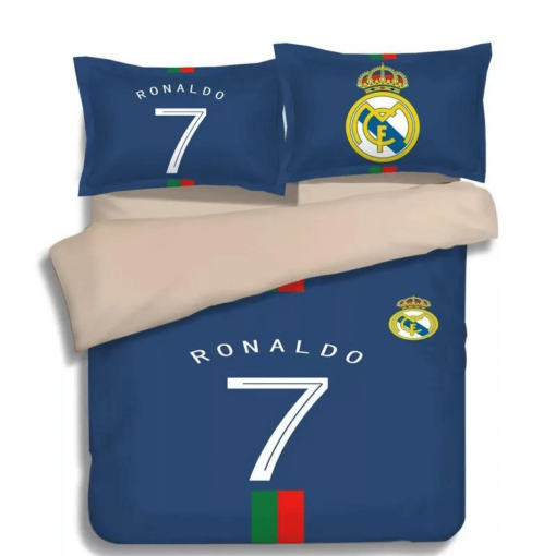 Juventus F C Cristiano Ronaldo Football Club 11 Duvet Cover Pillowcase