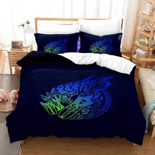 Monster Hunter 14 Duvet Cover Pillowcase Bedding Sets Home Bedroom
