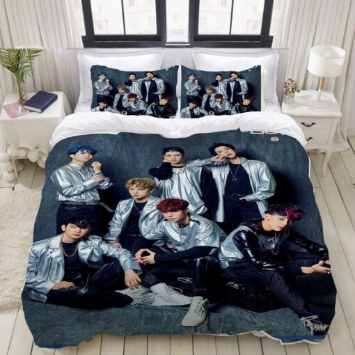 Kpop Got7 12 Duvet Cover Pillowcase Bedding Sets Home Bedroom