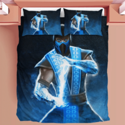 Mortal Kombat Duvet Sub Zero Bedding Set Quilt Bed Sets