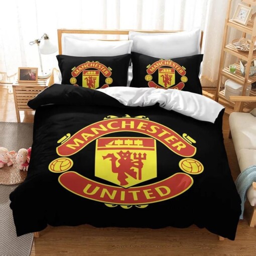 Manchester United Football Club 4 Duvet Cover Pillowcase Bedding Sets