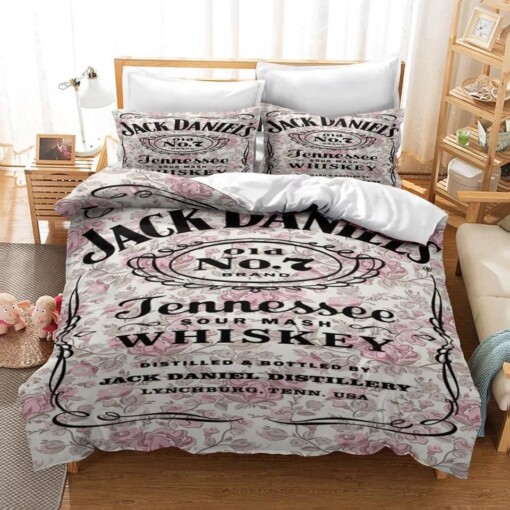 Jack Daniels 7 Duvet Cover Pillowcase Bedding Sets Home Decor