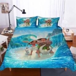 Moana 1 Duvet Cover Pillowcase Bedding Sets Home Decor Quilt