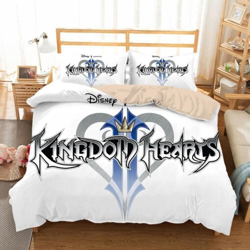 Kingdom Hearts 5 Duvet Cover Quilt Cover Pillowcase Bedding Sets
