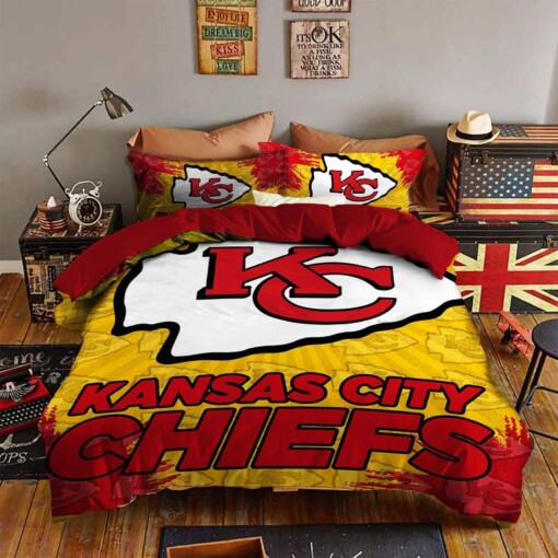 Kansas City Chiefs Bedding Sets Sleepy 8211 1 Duvet Cover
