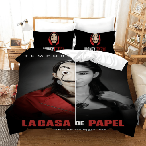 La Casa De Papel 19 Duvet Cover Pillowcase Bedding Sets