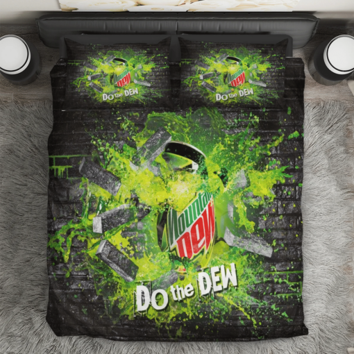 Mountain Dew Code Red Do The Dew Bedding Sets Quilt