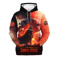 Star Wars Darth Vader Fire Gift For Fans Hoodie Shirt