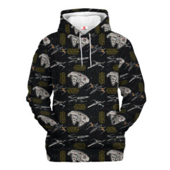 Star Wars Pattern Black Gift For Fans Hoodie Shirt